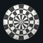 Cible De Fléchettes Gris Charbon Et Blanc<br><div class="desc">Cible de flechettes Gris Et Blanc Charbon</div>