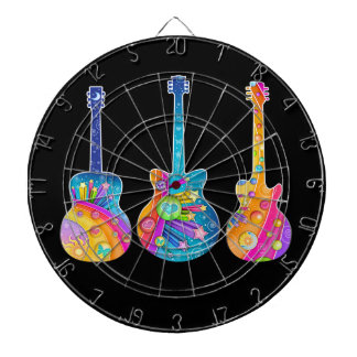 CIBLE DE FLECHETTES GUITARS