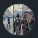 Cible De Fléchettes Gustave Caillebotte - Paris Street ; Rainy Day<br><div class="desc">Paris Street ; Rainy Day / Rue de Paris,  temps de pluie - Gustave Caillebotte en 1877</div>