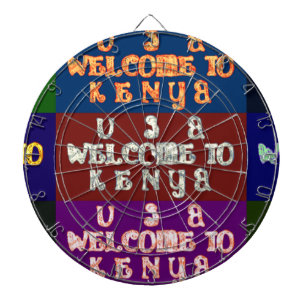 Cible De Fléchettes Hakuna Matata Bienvenue au Kenya.png