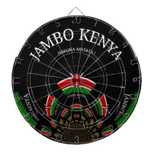 Cible De Fléchettes Hakuna Matata Jambo Kenya
