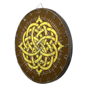 Cible De Fléchettes Harmonie Infinie : Art du Symbole Mandala Celtique