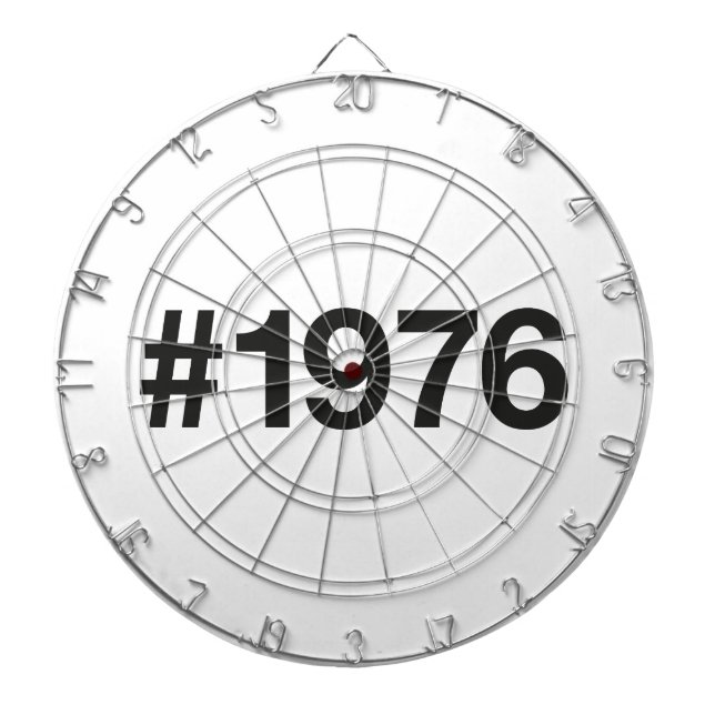 Cible De Fléchettes Hashtag 1976 49 Anniversaire (Devant)