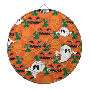 Cible De Fléchettes Haunted Halloween Citrouille Patch Ghosts