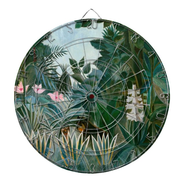 Cible De Fléchettes Henri Rousseau - La jungle équatoriale (Devant)