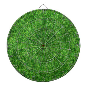 Cible De Fléchettes Herbe verte
