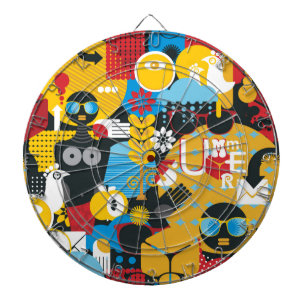 Cible De Fléchettes Heure d'été