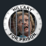 Cible De Fléchettes Hillary pour la prison<br><div class="desc">Combien de plus longue va-t-elle partir avec son comportement criminel ? Hillary pour la prison MAINTENANT ! ! !</div>