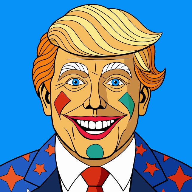 Cible De Fléchettes Homme au dessin (A Cartoon Character with Blonde Hair and a Clown Face Dart Board!)