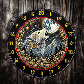 Cible De Fléchettes Howling Wolf Apporte Esprit Sauvage Et Aventure
