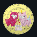 Cible De Fléchettes I Lots You Llama Customisé Cadeau Lui<br><div class="desc">Doté d'une jolie lama de couple avec des mots "I Love You Llots" qui peuvent être personnalisés avec les noms du couple. Parfait pour la Saint Valentin,  anniversaire,  mariage ou toute autre occasion.</div>