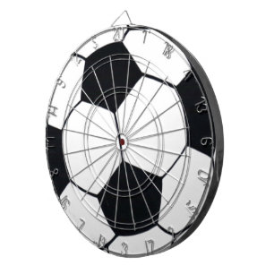 Cible De Fléchettes I Love Football (Soccer) Coeur du jeu : I Love