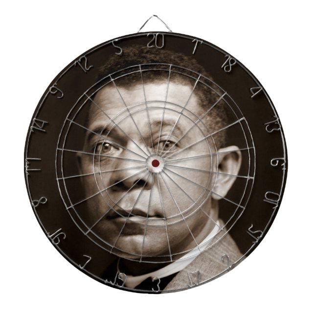 Cible De Fléchettes Icône de l'histoire noire : Booker T. Washington,  (Devant)