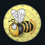 Cible De Fléchettes Illustration de dessin animé d'abeilles joyeux<br><div class="desc">Partagez le dernier buzz ! Cette jolie bourde est dessinée dans un joyeux style de dessin animé.</div>