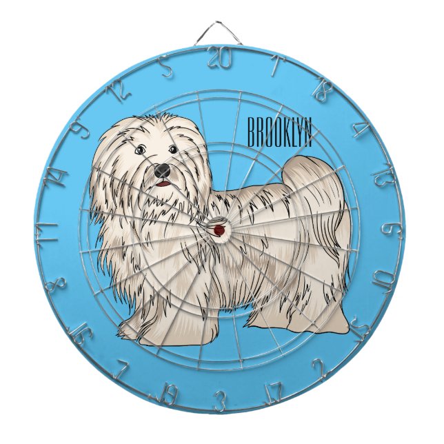 Cible De Fléchettes Illustration de dessin de chien de Havan (Devant)