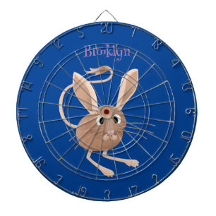 Cible De Fléchettes Illustration de jerboa aux longues oreilles