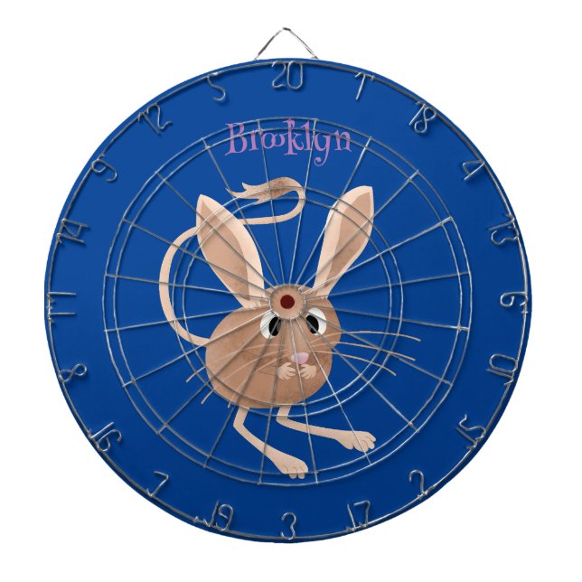 Cible De Fléchettes Illustration de jerboa aux longues oreilles (Devant)