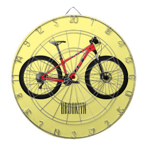 Cible De Fléchettes Illustration de la bande dessinée de vélo
