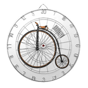 Cible De Fléchettes Illustration de la bande dessinée de vélo à grande