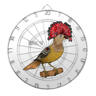 Cible De Fléchettes Illustration de la caricature royale d'oiseau
