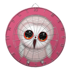 Cible De Fléchettes Illustration de la petite chouette