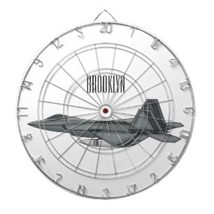 Cible De Fléchettes Illustration de l'avion de chasse