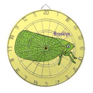 Cible De Fléchettes Illustration de l'insecte de la trémie verte mûre