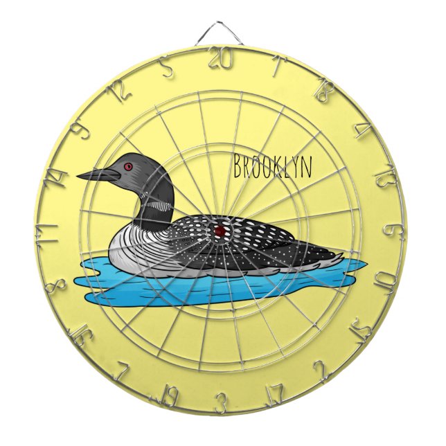 Cible De Fléchettes Illustration de Loon bird (Devant)