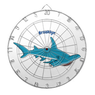 Cible De Fléchettes Illustration de requin marteau
