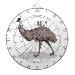 Cible De Fléchettes Illustration d'Emu bird