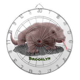 Cible De Fléchettes Illustration du dragon de Komodo