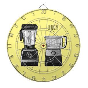 Cible De Fléchettes Illustration du processeur et du mixeur alimentair