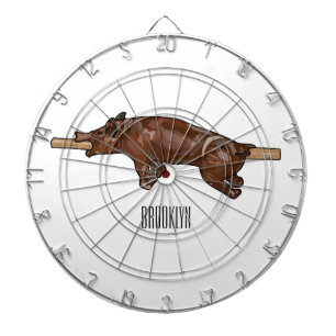 Cible De Fléchettes Illustration du rôti de porc / rôti de porc