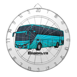 Cible De Fléchettes Illustration d'un autobus à passagers moderne