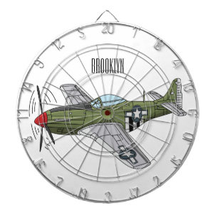 Cible De Fléchettes Illustration d'un avion militaire