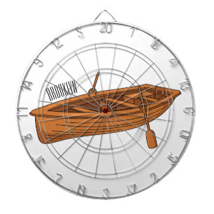 Cible De Fléchettes Illustration d'un bateau à roues