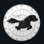 Cible De Fléchettes Illustration d'un poney de Shetland mignon<br><div class="desc">Ce mignon poney des Shetland,  qui tourne,  est dessiné dans un style d'illustration de dessin animé adorable. Beaucoup de plaisir de la ferme des îles!</div>