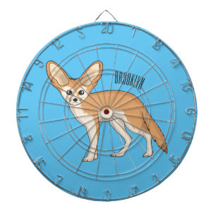 Cible De Fléchettes Illustration Fennec fox
