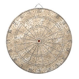 Cible De Fléchettes Impression de peau de léopard guépard Motif animal