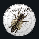 Cible De Fléchettes Insecte de la faune de l'abeille Queen<br><div class="desc">Il s'agit d'une illustration ancienne d'une véritable reine,  tirée d'un livre des années 1800 sur la faune. Quel cadeau amusant pour la reine abeille dans votre vie!</div>