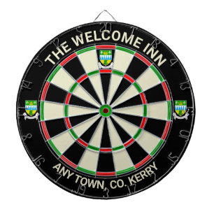 Cible De Fléchettes Irish Comté Kerry Irlande Dartboard