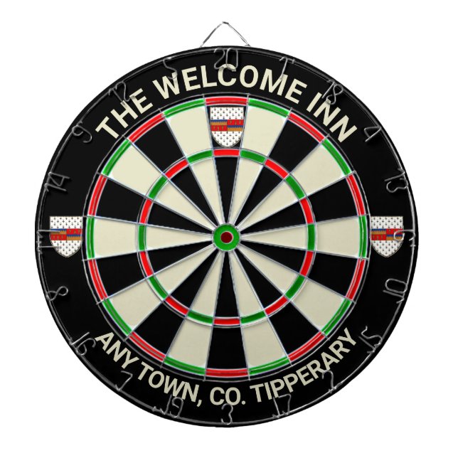 Cible De Fléchettes Irish County Tipperary Irlande Dartboard (Devant)