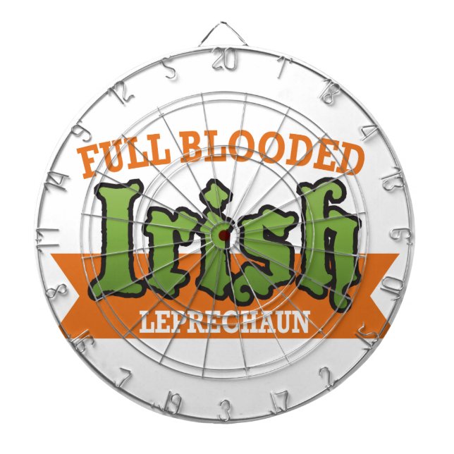Cible De Fléchettes Irish Leprechaun - Plein Sang (Devant)