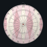 Cible de flechettes Jacquard rose moderne du milie<br><div class="desc">Ce motif de Jacquard rose moderne du milieu du siècle (en gros caractères) est doté d'un arrière - plan rose Première Dame et d'un motif de diamants mod, translucides et roux superposant des diamants crème vintages plus gros, aux taches d'âge spatial de couleur or. Ce Jacquard minimaliste d'inspiration et déconstruit...</div>