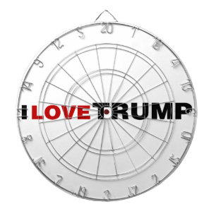 Cible De Fléchettes J'aime Trump
