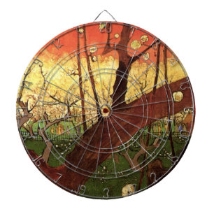 Cible De Fléchettes Japonisme : arbre de prunier en fleurs par Vincent