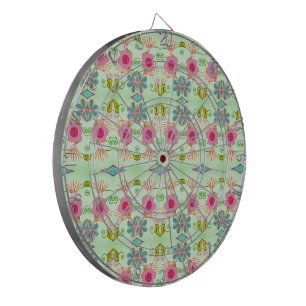 Cible De Fléchettes Jardin Éclectique Enchanteur : Beauté Florale Dive
