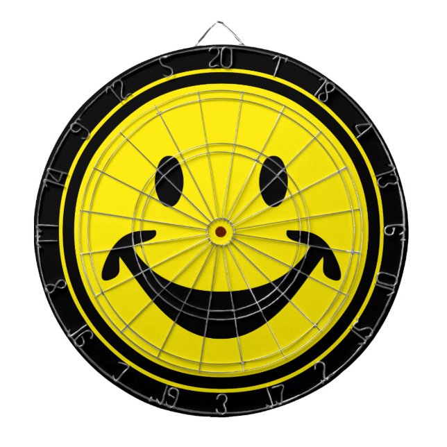 Cible De Fléchettes Jaune amusant + votre dos. & idées (Devant)
