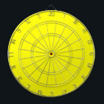 Cible De Fléchettes Jaune clair (couleur solide)<br><div class="desc">Jaune clair (couleur solide)</div>