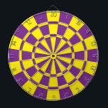 Cible De Fléchettes Jaune Et Violet<br><div class="desc">Cible de flechettes Jaune Et Violette</div>